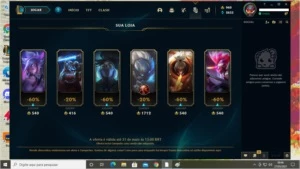 CONTA COM 960 RP - League of Legends LOL