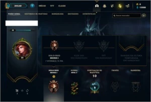 Conta bronze 1 com 4 skins e 25 champs EMAIL NÃO CONFIRMADO - League of Legends LOL