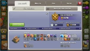 Conta Clash of Clans CV 8 full
