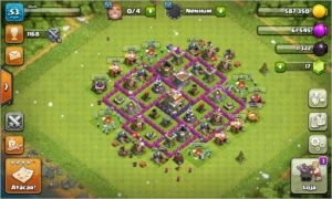 conta clash royale + conta clash of clash