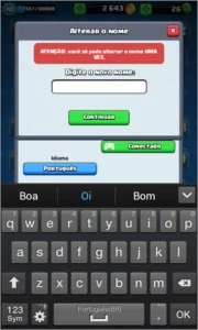 conta clash royale + conta clash of clash
