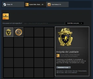 Steam Cs Prime (2 Medalhas) +Yu-Gi-Oh! +Hitman +Outros