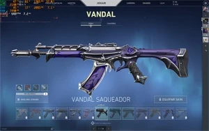 Conta valorant com Adaga e vandal saqueadora