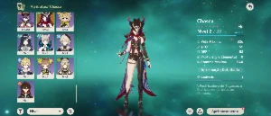 Conta Genshin AR 57 14* Personagens 5 estrelas, 7* Armas T5.