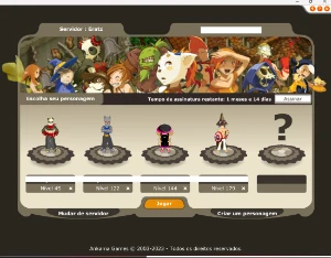 Vendo conta no dofus retro mono (boune)