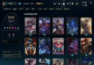 Conta Mestre 164 Pdl 115 W 106 L - Gm 3 Seasons - 868 Skins - League of Legends LOL