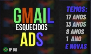 Contas Gmail Novas E Antigas De Até 17, 13,8,5 E 1 Ano Para - Social Media