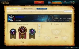 Conta lv.30 Unranked | Skins | Maestria 5 - League of Legends LOL