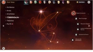 CONTA (AR27) GENSHIN IMPACT C/ (HUTAO C1 E DILUC 5⭐)