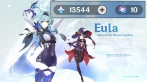 EULA + MONA + XINYAN C6 + 13k PRIMO + 10 FATES - Genshin Impact