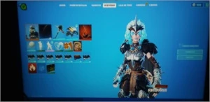 conta de com valquiria e Kylon ken - Fortnite