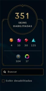 Conta de lol com 351 skins e full acesso - League of Legends