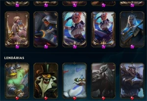 Conta de lol com 351 skins e full acesso - League of Legends
