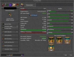 Elder Druid  321 - Celebra - Tibia