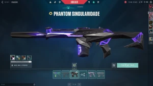 Conta Valorant 44 Skins+ 2 Facas Singularity Phantom, Sovere