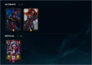 CONTA DIAMANTE 4 SMURF, VARIAS SKINS - League of Legends LOL
