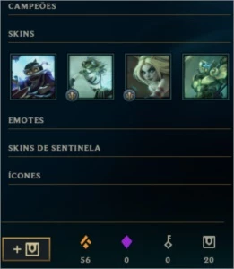 Conta Gold 5 (Borda Gold) - League of Legends LOL