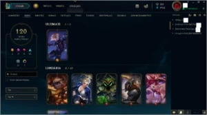 Vendo conta LoL TOP - League of Legends