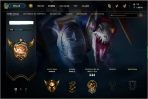 Conta League of Legends OURO IV LOL