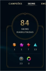 Conta League of Legends OURO IV LOL