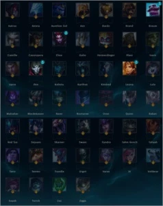 Conta Platina 4 / 78 Skins / 6 Paginas de runas - League of Legends LOL