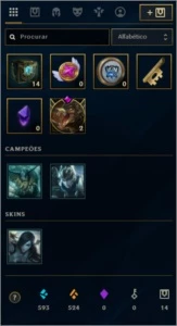 Conta Platina 4 / 78 Skins / 6 Paginas de runas - League of Legends LOL