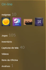  Vendo conta steam barata