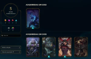 Conta Mestre - League of Legends LOL