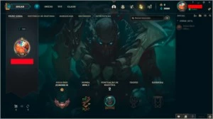 Conta level 100, e-mail não confirmado. - League of Legends LOL