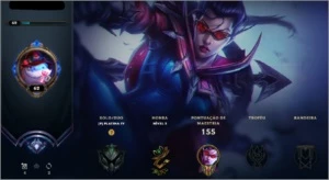 Conta lol platina 1 - League of Legends