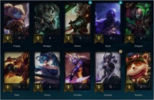 Conta lol platina 1 - League of Legends