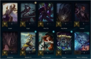 Conta lol platina 1 - League of Legends