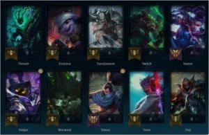 Conta lol platina 1 - League of Legends