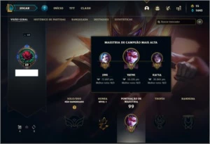 Conta unranked com 12 Skins e 39 Champs - League of Legends LOL