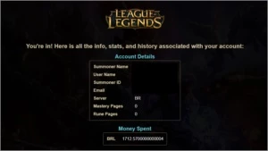 CONTA LOL - League of Legends