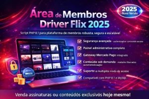Área De Membros Driver Flix - 2025 - Outros
