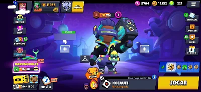 Brawl Stars 11K Troféus | 13.5K Ouro | 221 Gemas | 50 Brawle