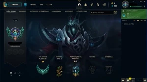 CONTA SMURF PLATINA 3 - 50 CHAMPS 11 SKINS - League of Legends LOL