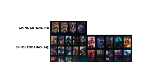 Conta De Lol + Valorant (Muitas Skins) - League of Legends