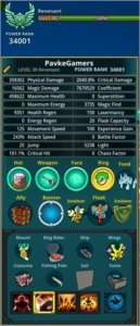 Conta de Trove pré end-game - Outros