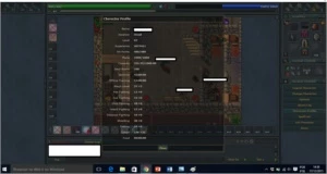 Conta Tíbia Calmera ED 67, EK 122 + 4kk - Tibia