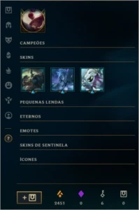 Conta Gold III - League of Legends LOL