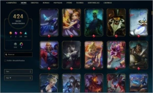 LoL(424Skins) Valorant(115Skins) - League of Legends