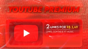 Youtube Premium (1 Mês) | ⚠️2 Links Por R$ 2,00⚠️ | Entrega - Assinaturas e Premium