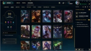 Conta lv 88, 20 skins, 30k+ de essencia, 53 campeões - League of Legends LOL