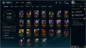 Conta lv 88, 20 skins, 30k+ de essencia, 53 campeões - League of Legends LOL