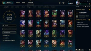 Conta lv 88, 20 skins, 30k+ de essencia, 53 campeões - League of Legends LOL
