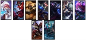 Conta LoL Prata 1 - 80pdl MMR Alto + 9 Skins + 43 Champs - League of Legends