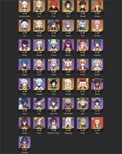 conta genshin impact AR58 ✨ zhongli, albedo, eula e mais!