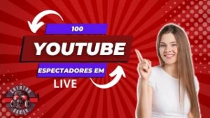 Youtube - Espectadores Em Live - 100 P/ 1Hora E 30 Min - Redes Sociais